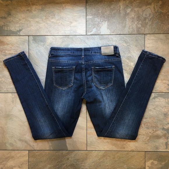 Soft Denim Skinny Jeans - Picture 3 of 10